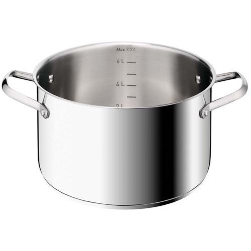 XL Kattila 26 cm/7,7 L kannella, Ruostumaton Teräs Uncoated, Emotion Plus SS 