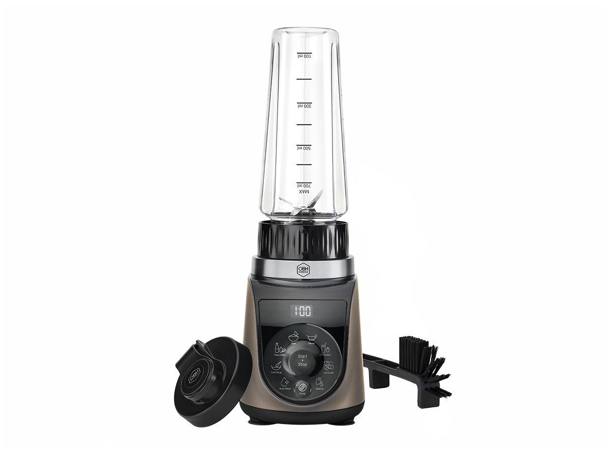 Blend Up Blender Warm Grey - 0,7L mukaan otettava pullo