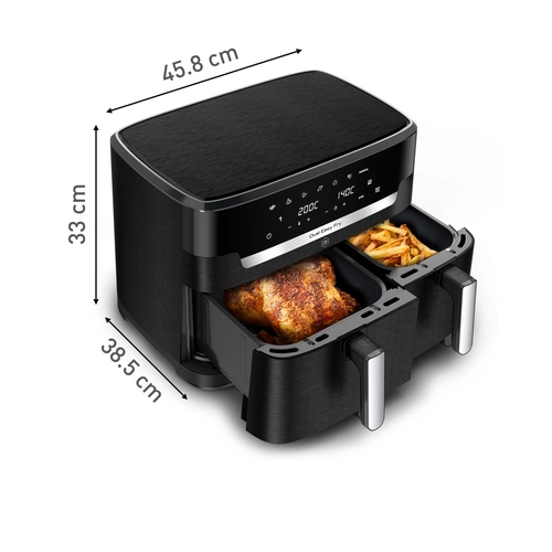 XXL Dual Easy Fry 11 L Musta - Air fryer
