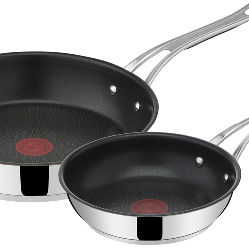 Tefal Jamie Oliver Cook's Classics SS -paistinpannusetti 20 cm + 28 cm, ruostumaton teräs