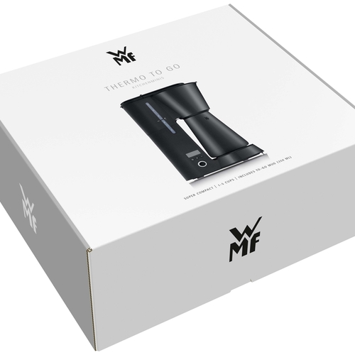 KitchenMinis kahvinkeitin termoskannulla 1–5 kupille, musta 
