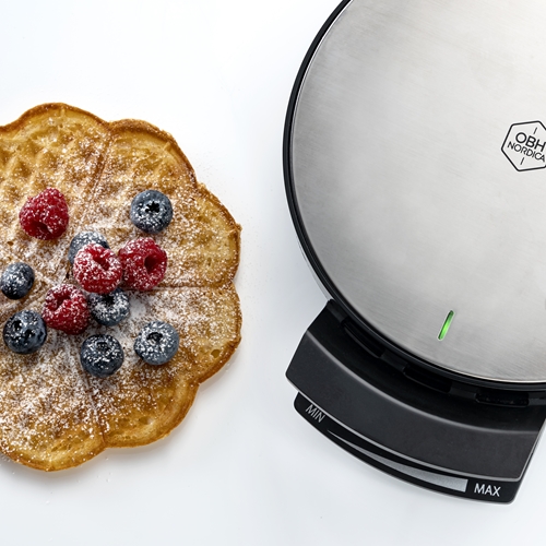 Deluxe Vohvelirauta Yksittäinen 1 Vohveli Ruostumatonta Terästä
