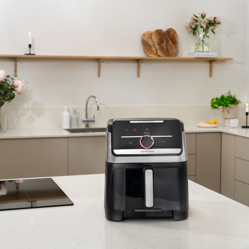 Easy Fry Silence & Smart Vision Air Fryer 7 l. Stainless Steel