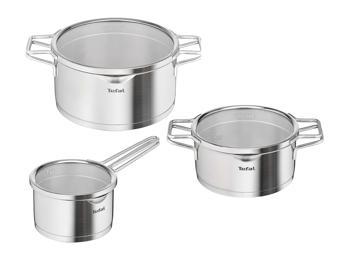 TEFAL Nordica Kattilasetti 6 osaa Ruostumatonta terästä H852S326