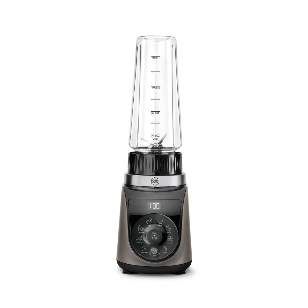 Blend Up Blender Warm Grey - 0,7L mukaan otettava pullo