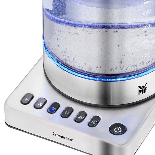 KitchenMinis  vedenkeitin Vario lasia 1,0 L, lämpötila-asetuksilla 