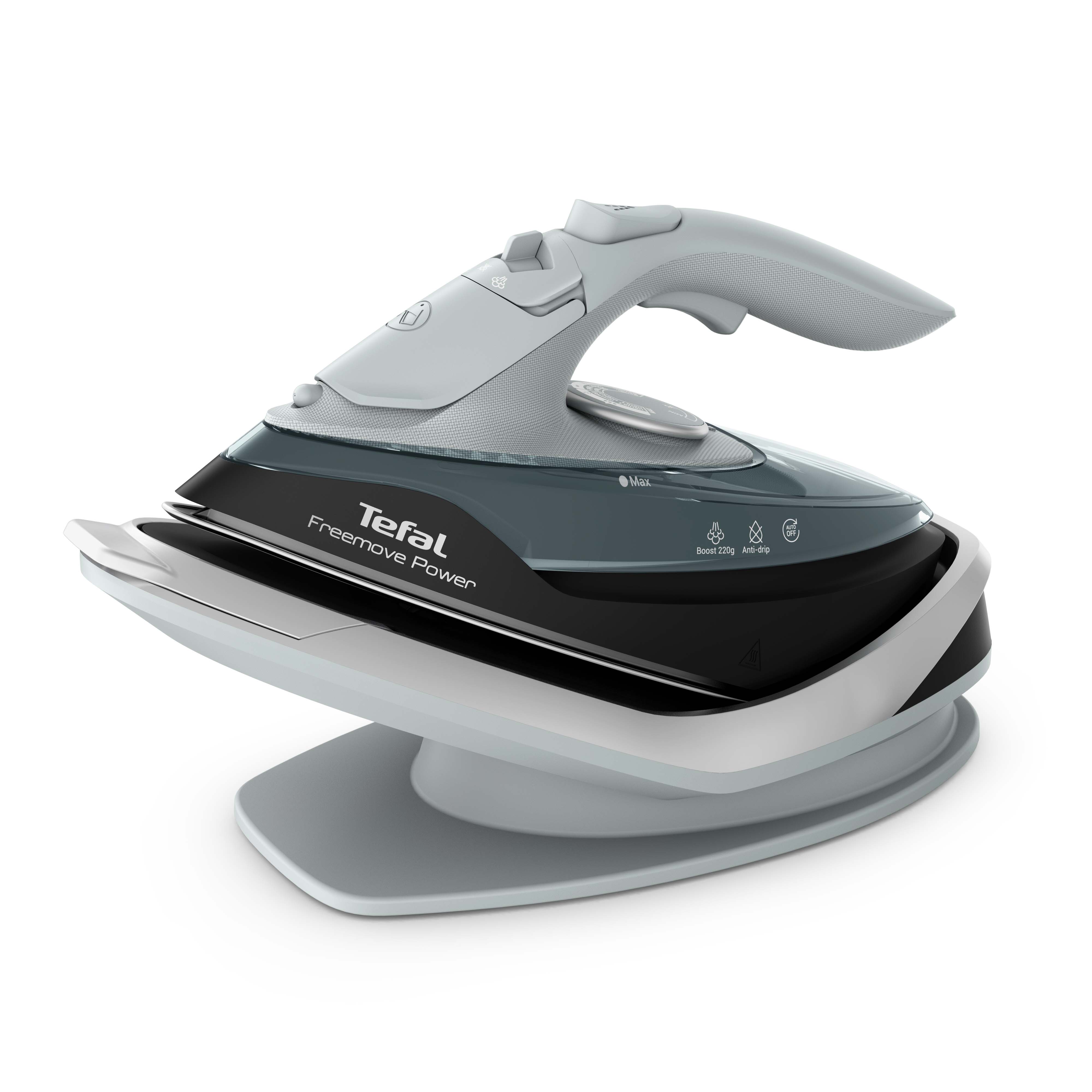 Tefal Freemove Power Grey höyrysilitysrauta, johdoton FV6670E0