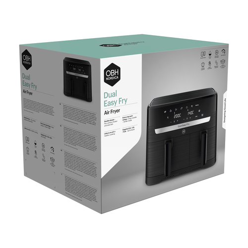 Dual Easy Fry – ilmafriteerauskeitin – 8,3 l