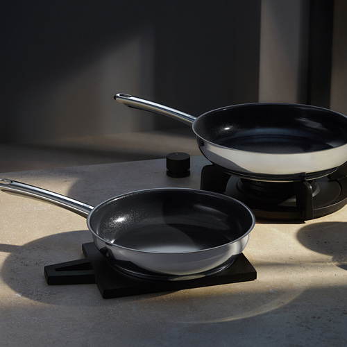 Paistinpannusetti 2 osaa, 24/28 cm, Keraaminen Non-Stick, teräs 