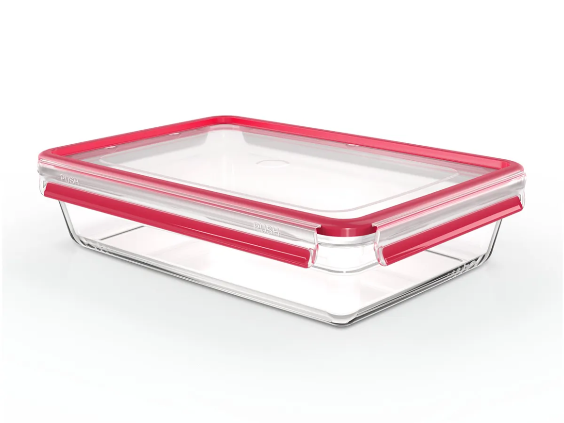 TEFAL MasterSeal Glass Rectangular 3 000 ml Säilytysrasia N1041210