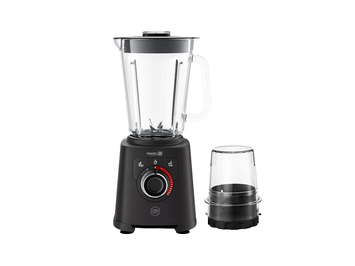 OBH Nordica Perfect Mix+ tehosekoitin + mini grinder 1,5L. 1200 W