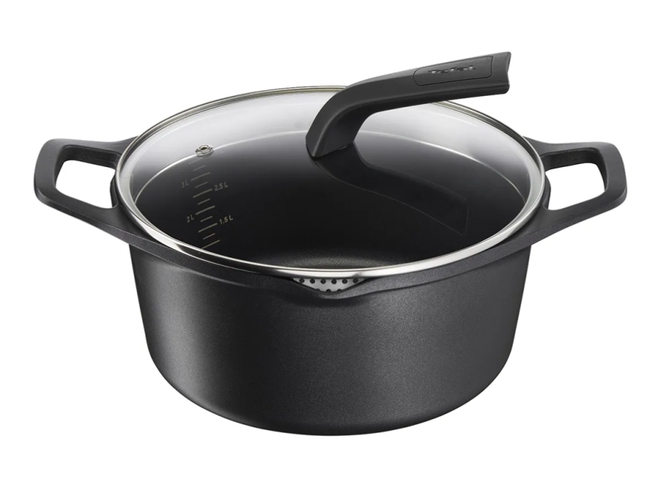 TEFAL Robusto Kattila kannellinen 24 cm / 4,4 l Musta E2494644