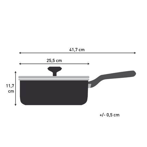Excellence Ceramic ‑paistokasari 24 cm kannella