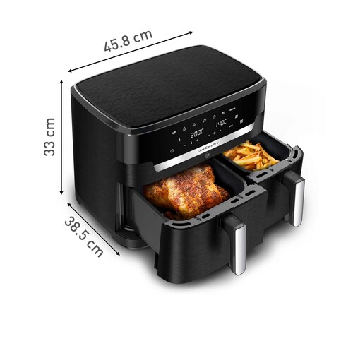 XXL Dual Easy Fry 11 L Musta - Air fryer