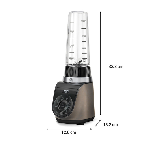 Blend Up Blender Warm Grey - 0,7L mukaan otettava pullo