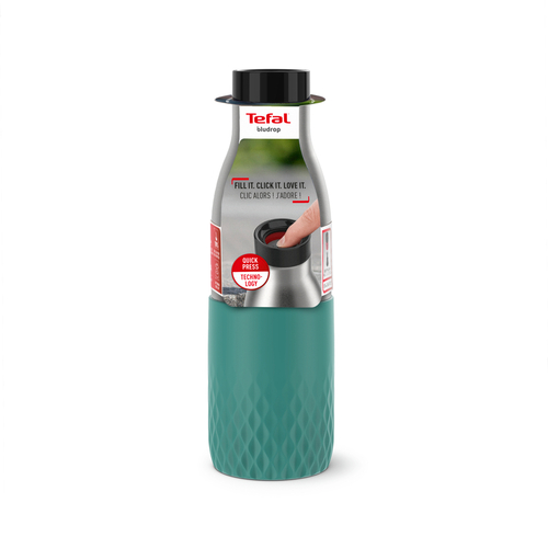 Bludrop Sleeve Vesipullo ruostumatonta terästä 0,5 l Vihreä 