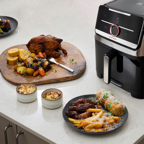 Easy Fry Silence & Smart Vision Air Fryer 7 l. Stainless Steel