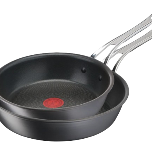 Tefal Jamie Oliver Cook's Classics HA -paistinpannusetti 24 cm + 28 cm, musta