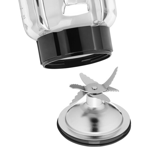 KitchenMinis  tehosekoitin, 0,8 L, 6 terää, 400 W, musta 
