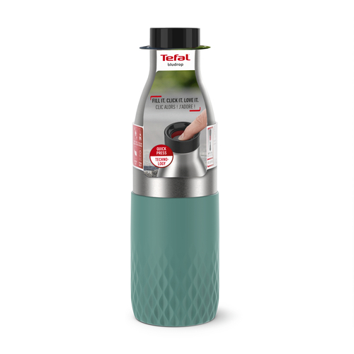 Bludrop Sleeve Vesipullo ruostumatonta terästä 0,7 l Vihreä 