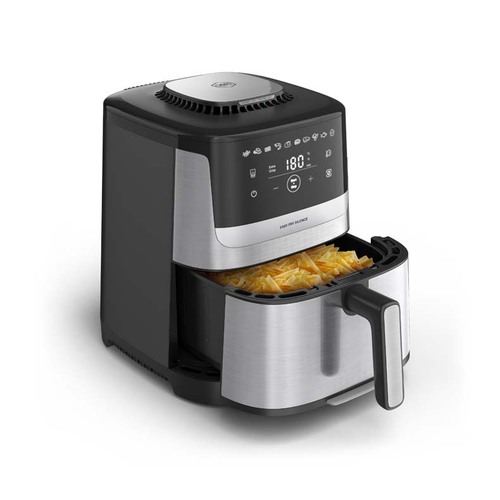 Easy Fry Silence ‑air fryer 5 l ruostumatonta terästä 
