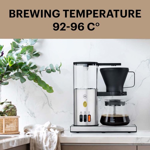 Blooming Aroma ‑kahvinkeitin ruostumatonta terästä 10 Kupillista