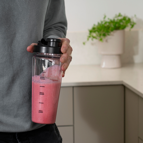 Blend Up Blender Warm Grey - 0,7L mukaan otettava pullo