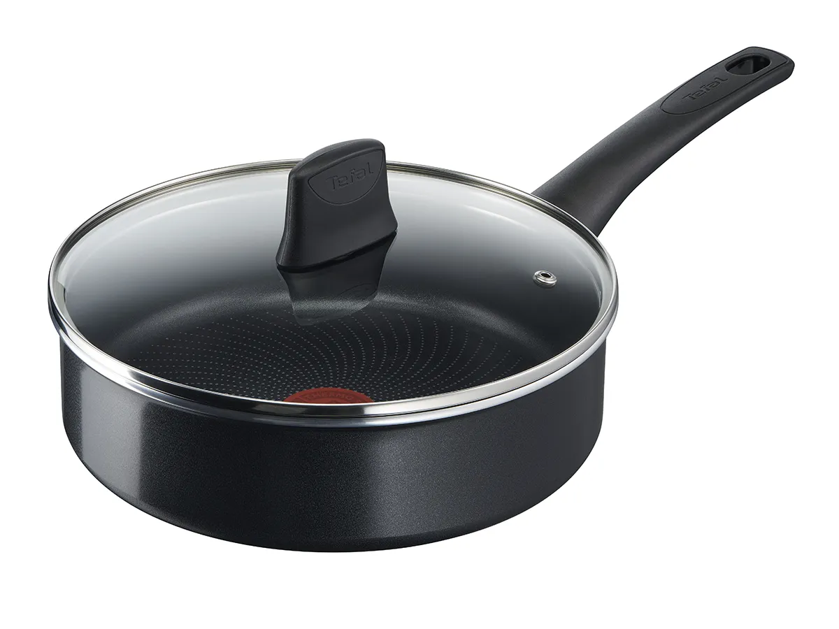TEFAL Family Cook Paistokasari 24 cm kannellinen Musta C2783253