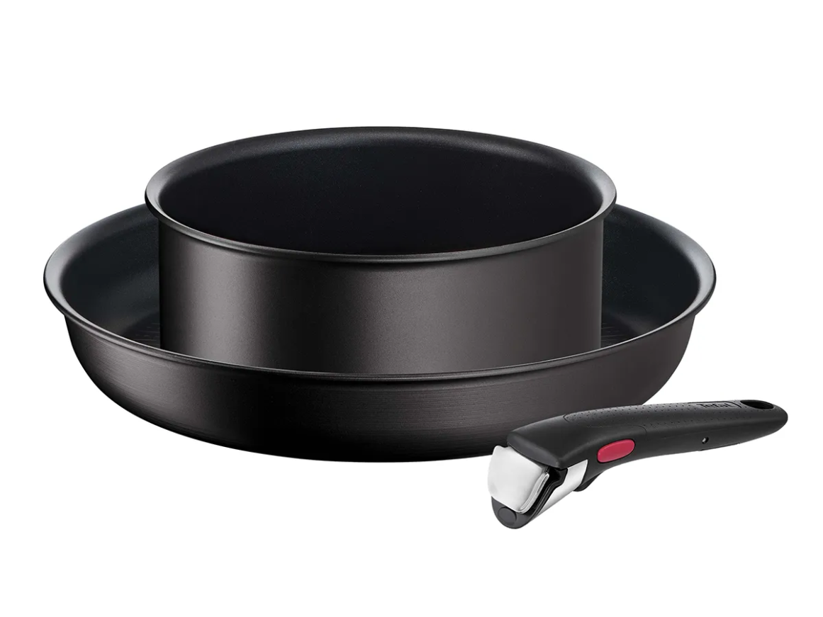 TEFAL Ingenio Eco resist Setti 3 osaa Musta L3979053