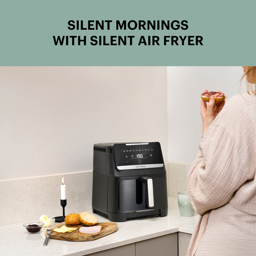 Easy Fry Silence Vision 7 l musta – air fryer