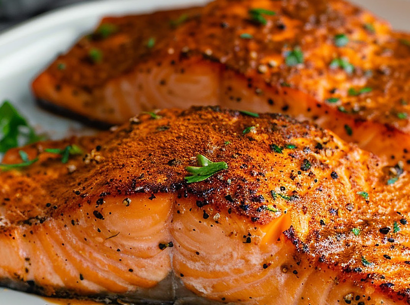 Cajun-grillattu lohi