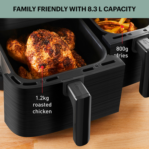 Dual Easy Fry – ilmafriteerauskeitin – 8,3 l
