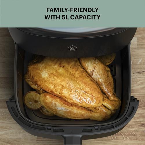 Easy Fry Max 5 L Musta - Digital Touch panel - Air Fryer
