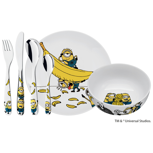 Minions lasten astiasto, 6 osaa, 18/10-teräs, Cromargan® 