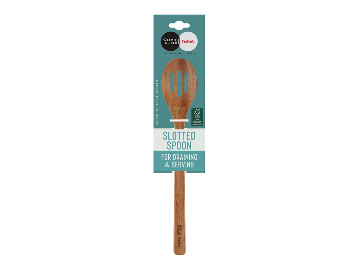 Jamie Oliver Slotted spoon Acacia