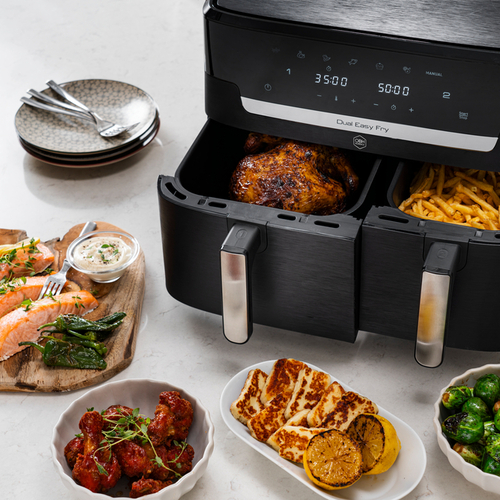 XXL Dual Easy Fry 11 L Musta - Air fryer