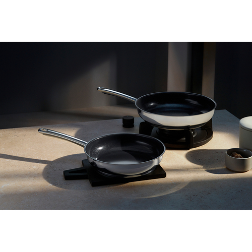 Paistinpannusetti 2 osaa, 24/28 cm, Keraaminen Non-Stick, teräs 