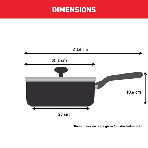Family Cook Paistokasari 24 cm kannellinen Musta 