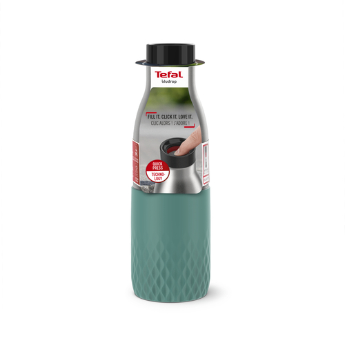 Bludrop Sleeve Vesipullo ruostumatonta terästä 0,5 l Vihreä 