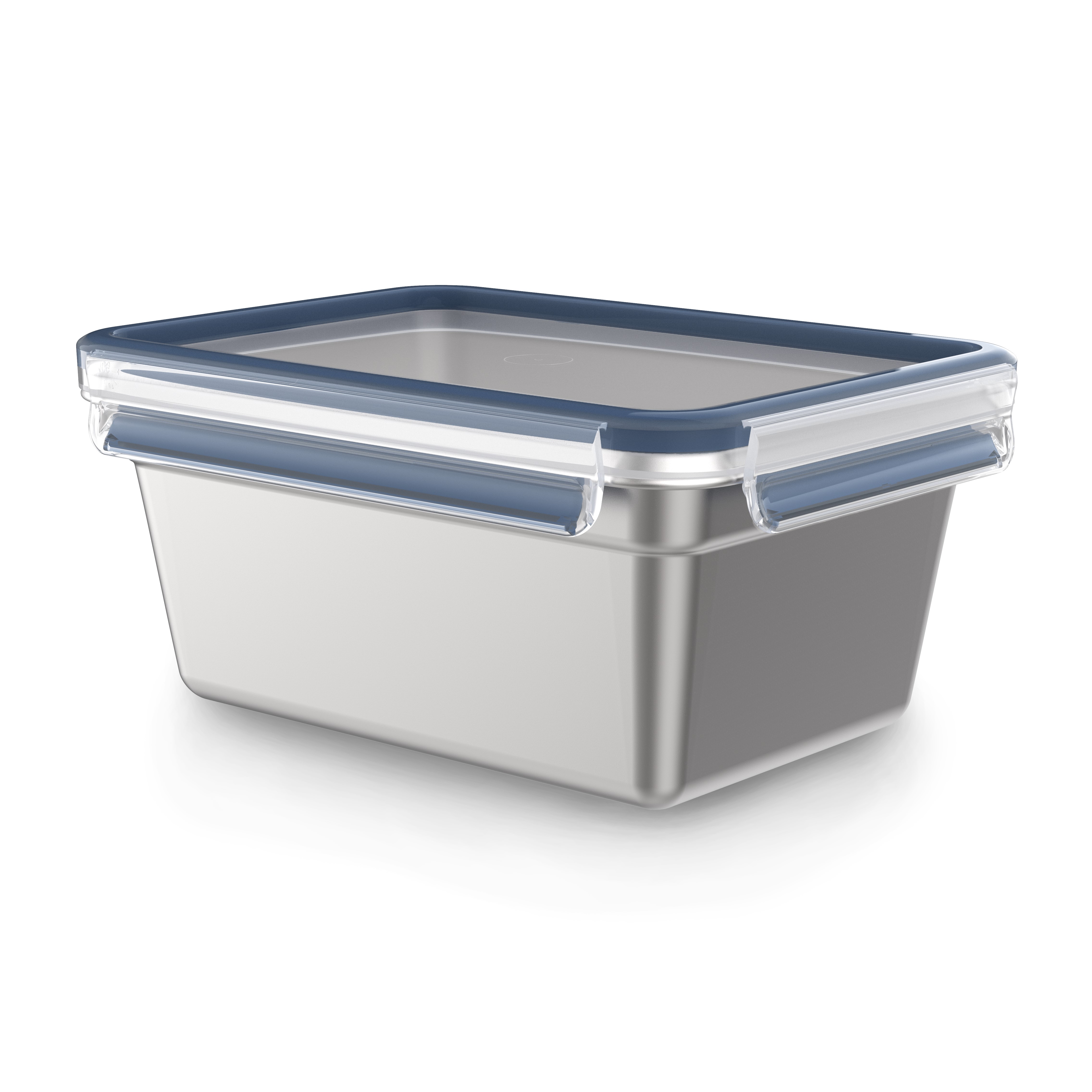 TEFAL MasterSeal STAINLESS STEEL Suorakulmainen 2,0 litraa Säilytysrasia Ruostumatonta terästä N1150610