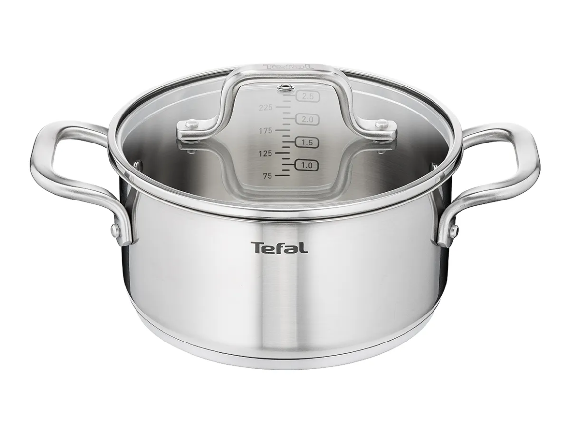 TEFAL Virtuoso Kattila 20 cm kannellinen 3 l Ruostumatonta terästä E4924474